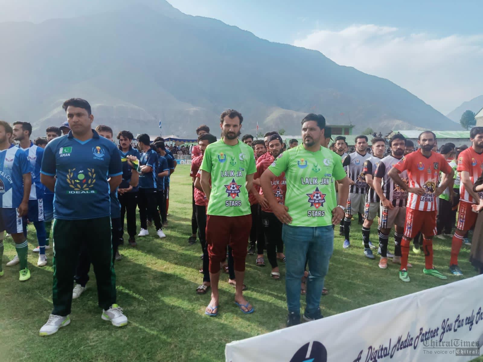 chitraltimes chitral footbal league drosh kicked off3