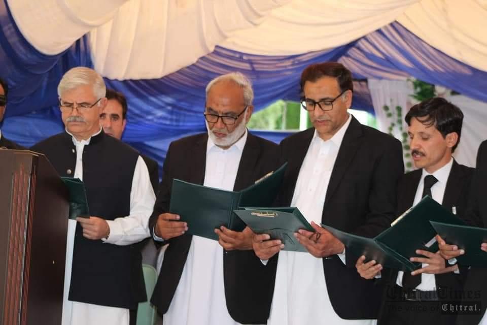 chitraltimes rahimullah advocate oath taking cermoney swat 1