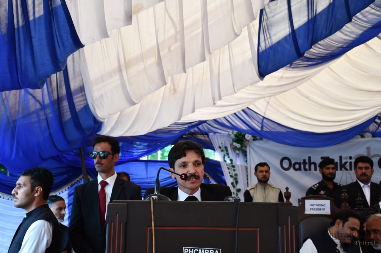 chitraltimes rahimullah advocate oath taking cermoney swat 2