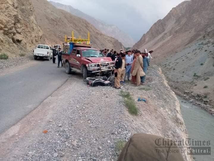 motor cycle accident zait upper chitral