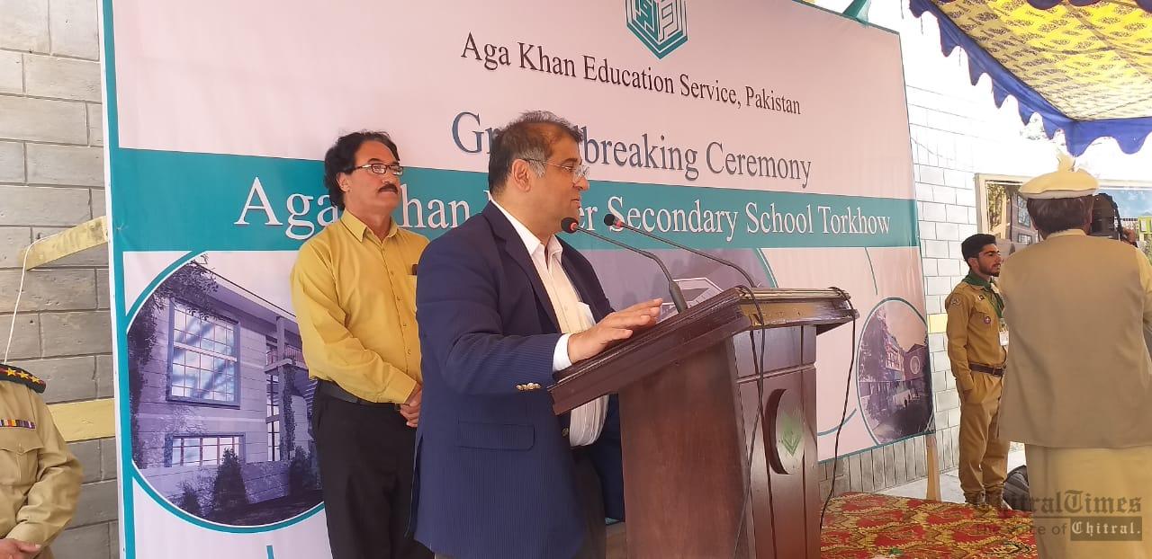 chitraltimes aga khan school groundbreaking cermony torkhow chitral 2