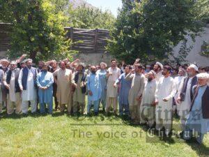 chitraltimes all govt employees protest chitral press club 2