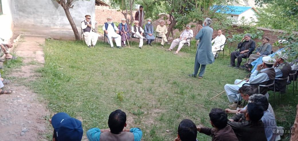 chitraltimes charun meeting for water irrigation