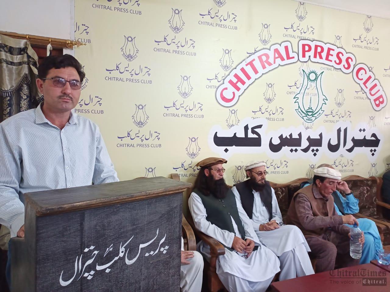 chitraltimes civil armed force press confrence chitral press club2
