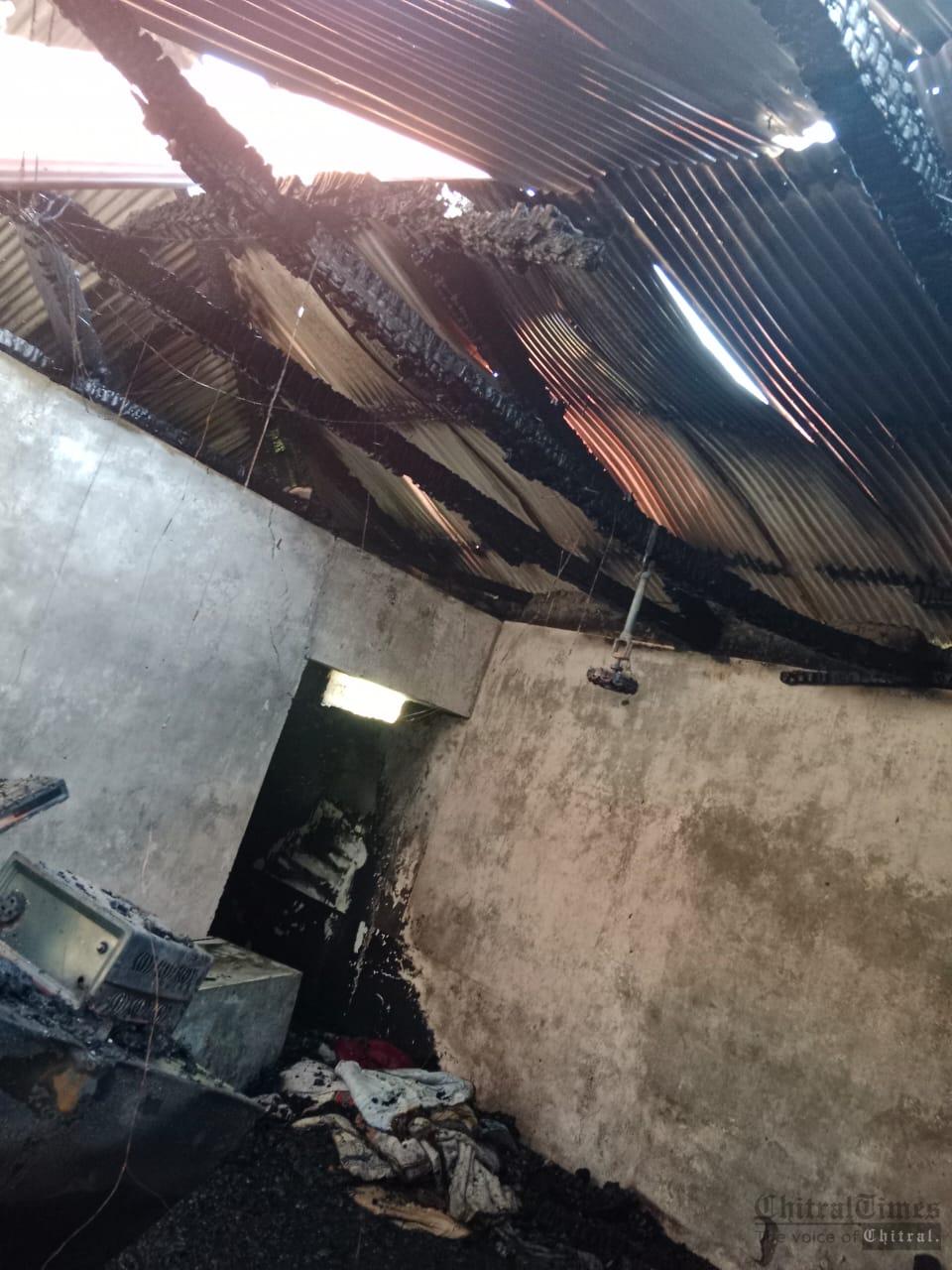 chitraltimes khalid mehmood house cut fire danin chitral3