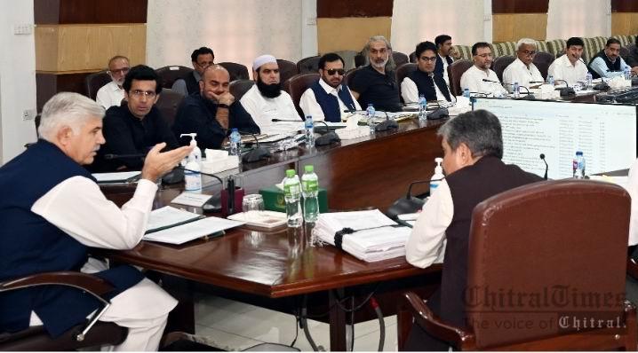 chitraltimes kp cabinet meeting chaired by cm mahmood khan