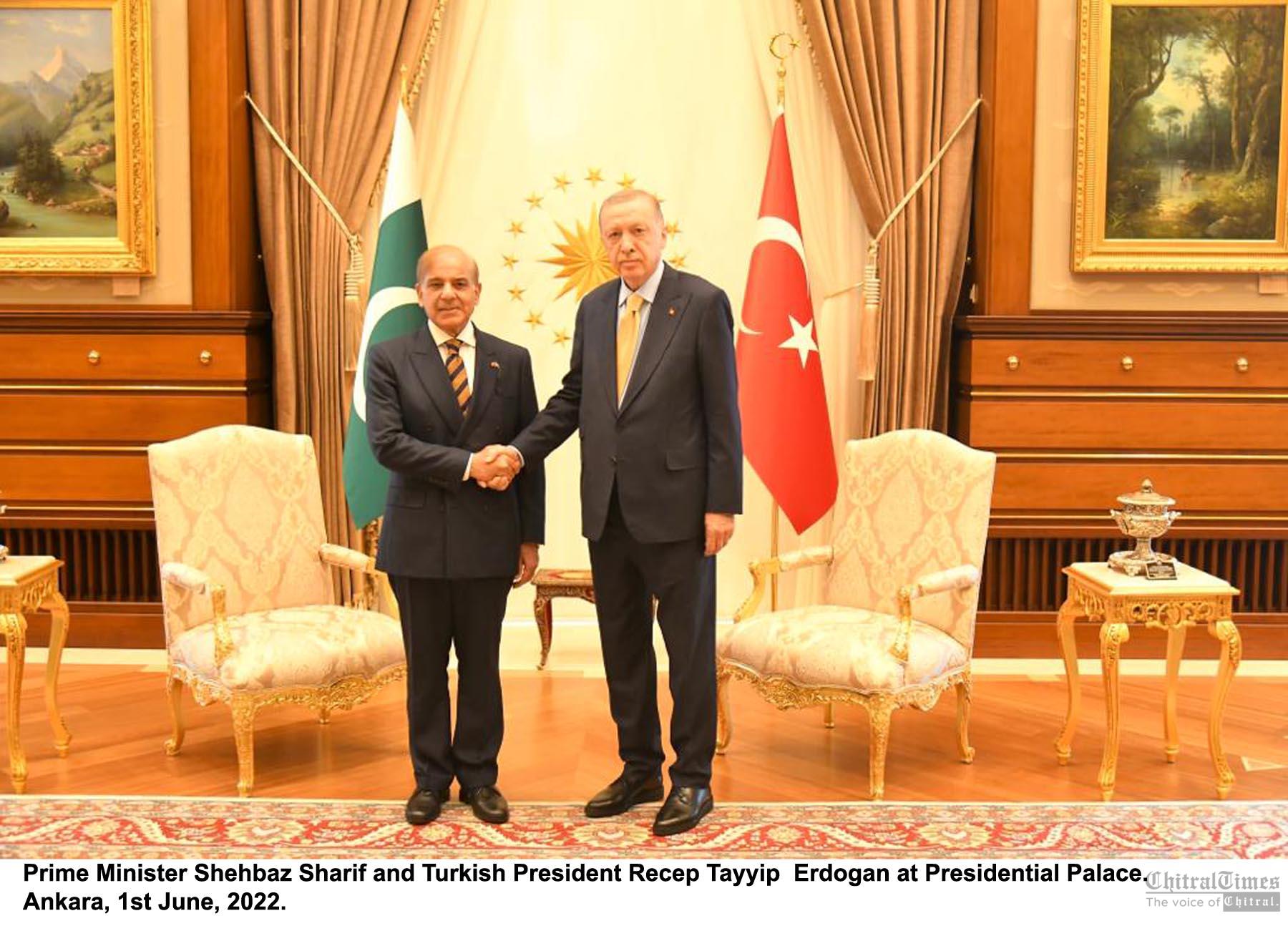 chitraltimes pm shahbaz visit turkey met president
