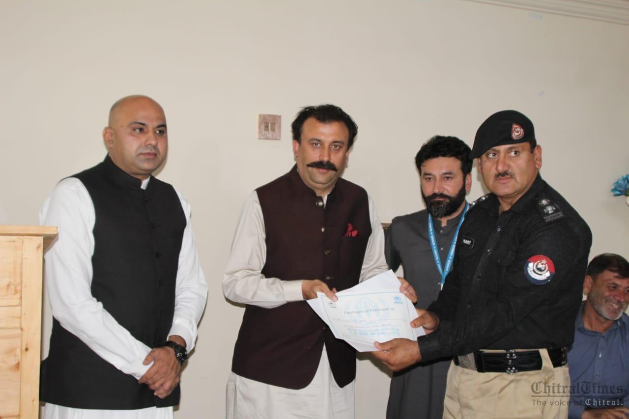chitraltimes sharp pakistan organizes workhsop for police officials chitral sho