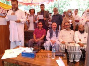 chitraltimes upper chitral lg candidates oath taking cermoney tehsil chairman upper4
