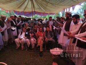 chitraltimes upper chitral lg candidates oath taking cermoney2