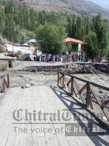 chitraltimes Power yarkhun road washed away in heavy flood
