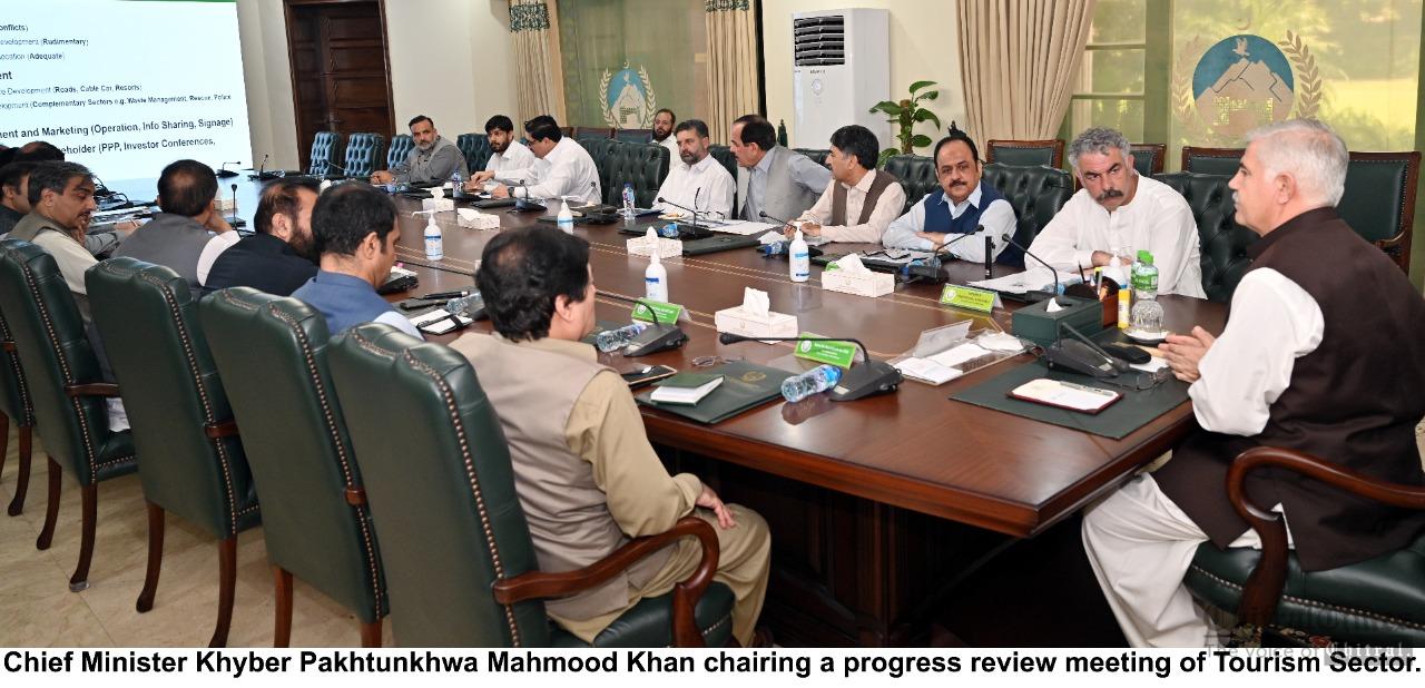 chitraltimes cm kp chaired meeting on tourist destination