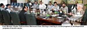 chitraltimes cm kp mahmood khan chairing development projects