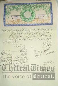 chitraltimes deed with district administration and koghuzi protesters2