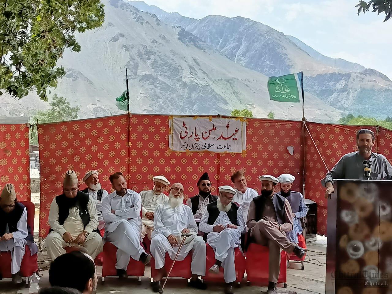 chitraltimes jamat islami eid milan party chitral