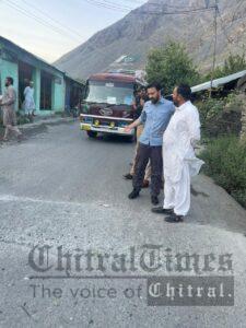 chitraltimes jughoor chitral nha road speed breaker removed 2