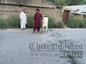 chitraltimes jughoor chitral nha road speed breaker removed 3