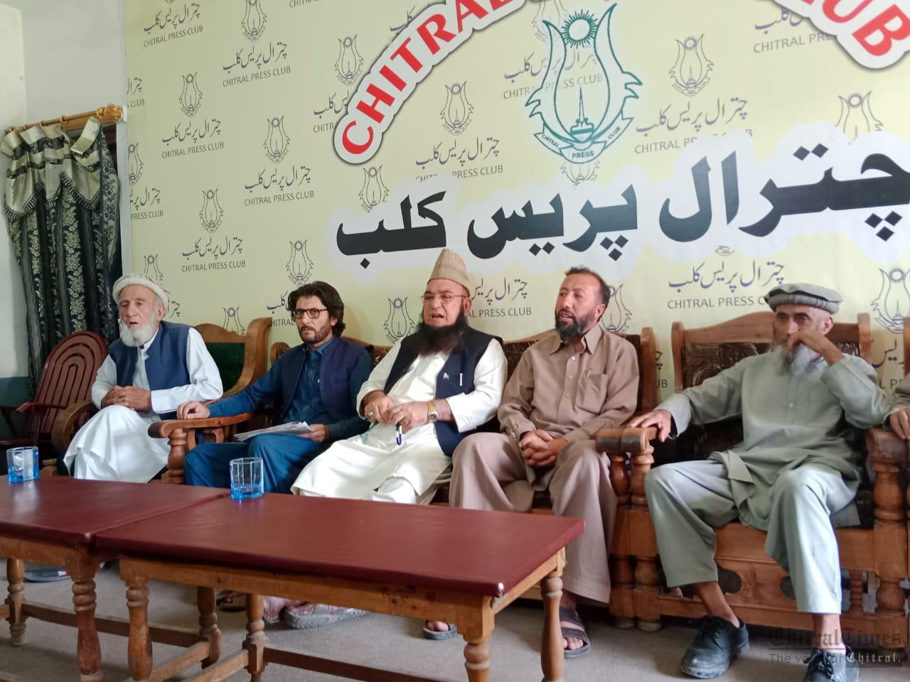 chitraltimes mna chitrali press confrence for chitral university