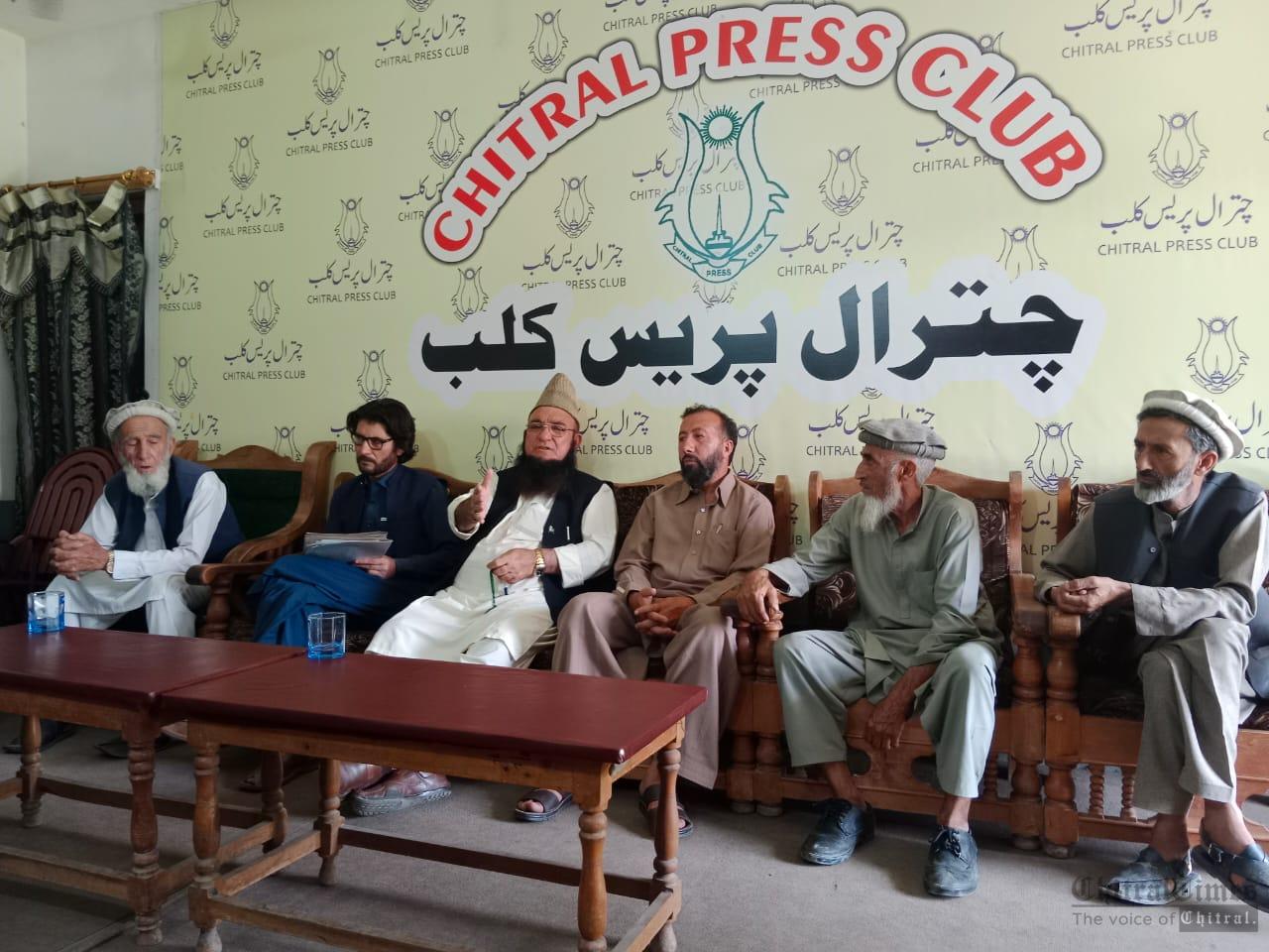 chitraltimes mna chitrali press confrence for chitral university2