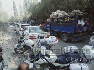 chitraltimes shandur festival road block herchin