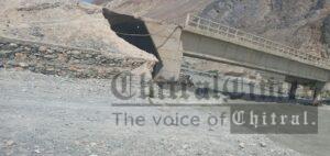 mastuj bridge in danger condition