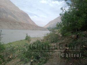 chitraltimes Barenis river irosion and flood hit agriculture land1