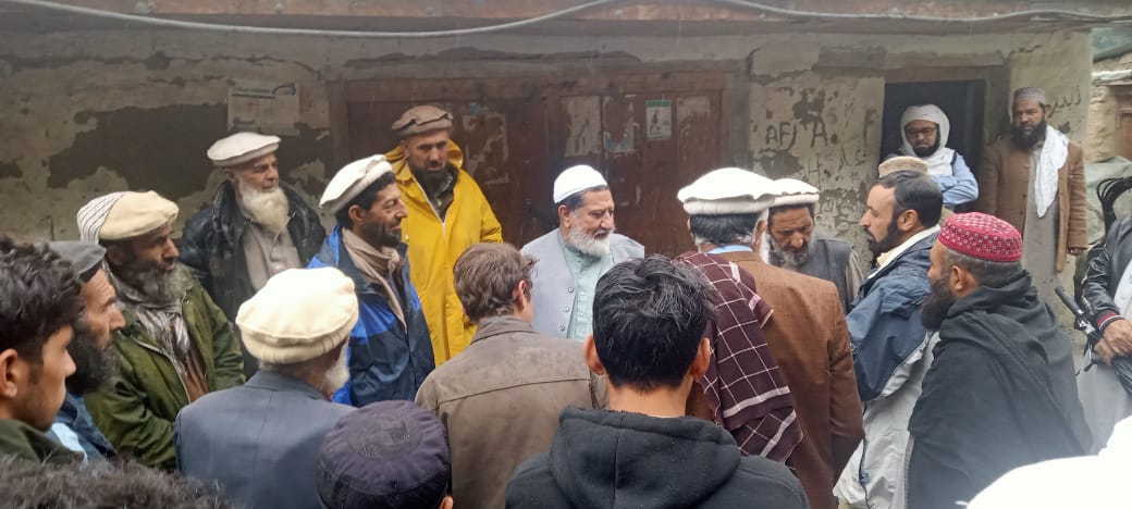 chitraltimes Qari faizullah chitrali visit flood hit area of mastuj