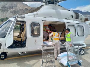 chitraltimes akah rescue operation in flood hit are of Chitral through akdn hally 16