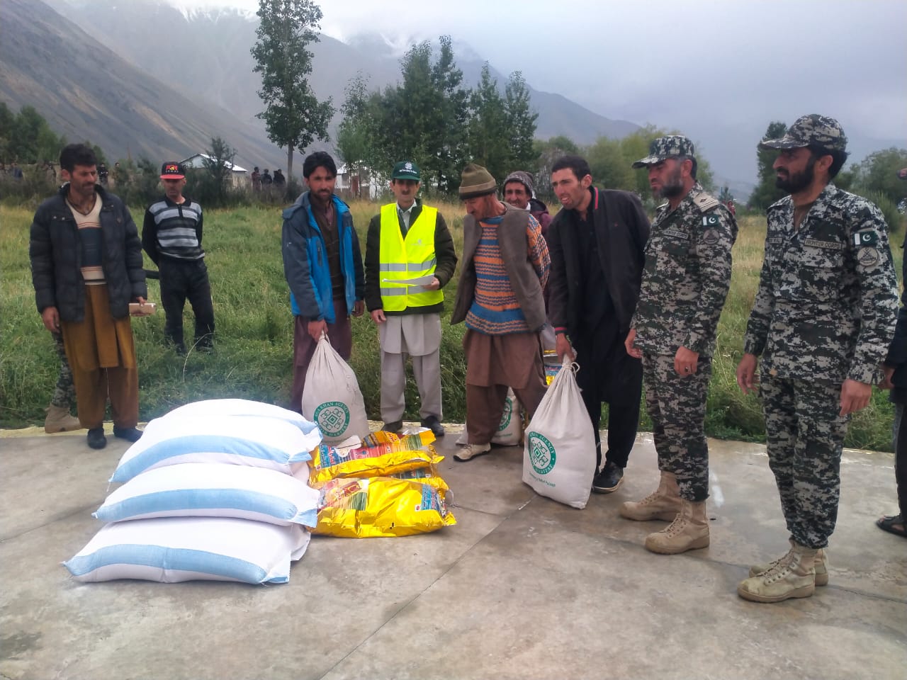 chitraltimes akah rescue operation in flood hit are of Chitral through akdn hally 4