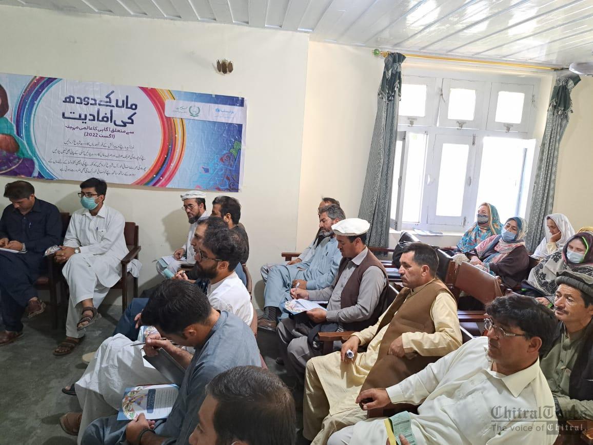 chitraltimes breast feeding month campaign kicked off here in Chitral dhdc