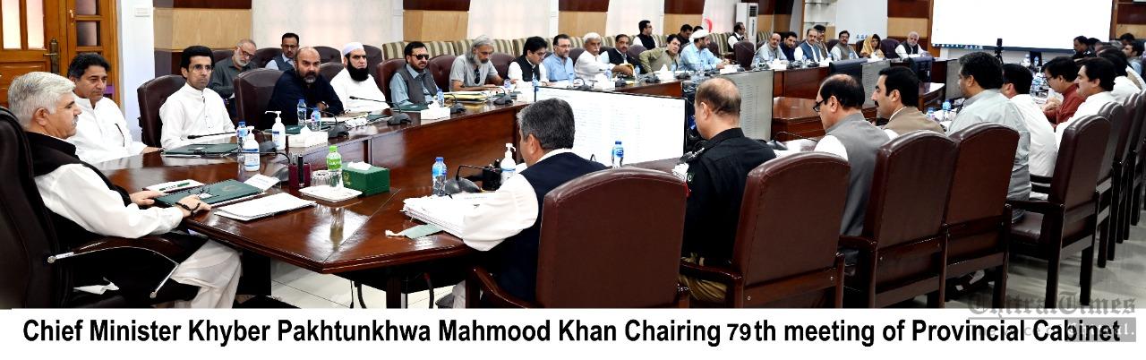 chitraltimes kp cabinet meeting chaired by cm kpk