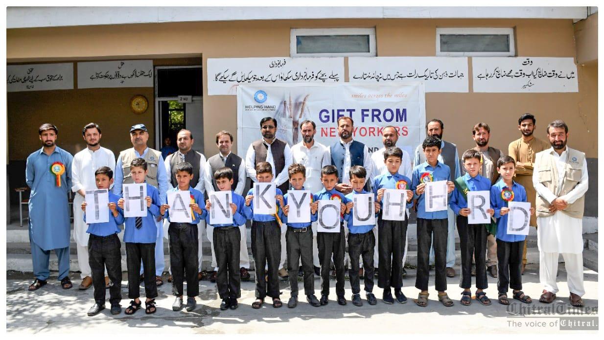 chitraltimes model class room implemented by helping hand inagurated by adc chitral2