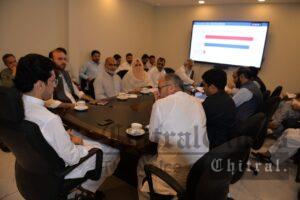 chitraltimes shahram taraki chairing enrollment campaign pesh
