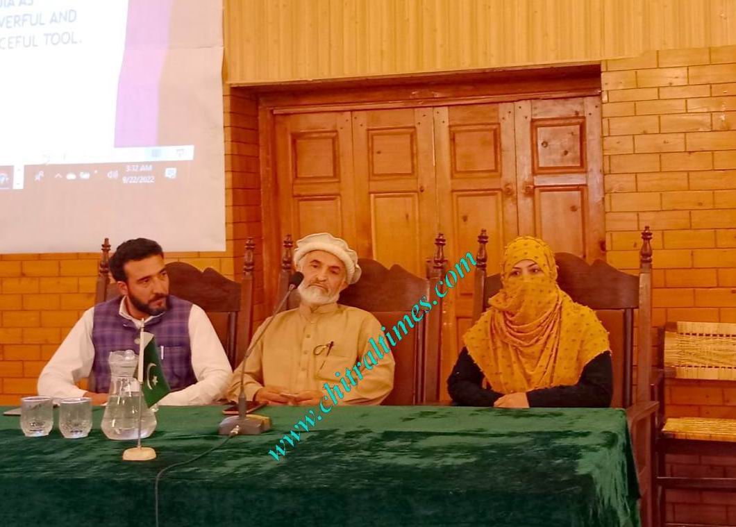 chitraltimes digital peace builders seminar on social media hidayat sajad ahmad farida sultana faree