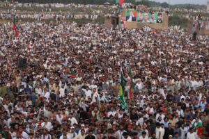 chitraltimes pti chairman imran khan mahmood khan cm and ex governor in charsada pti jalsa