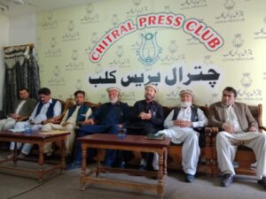 chitraltimes village council ayun press confrence