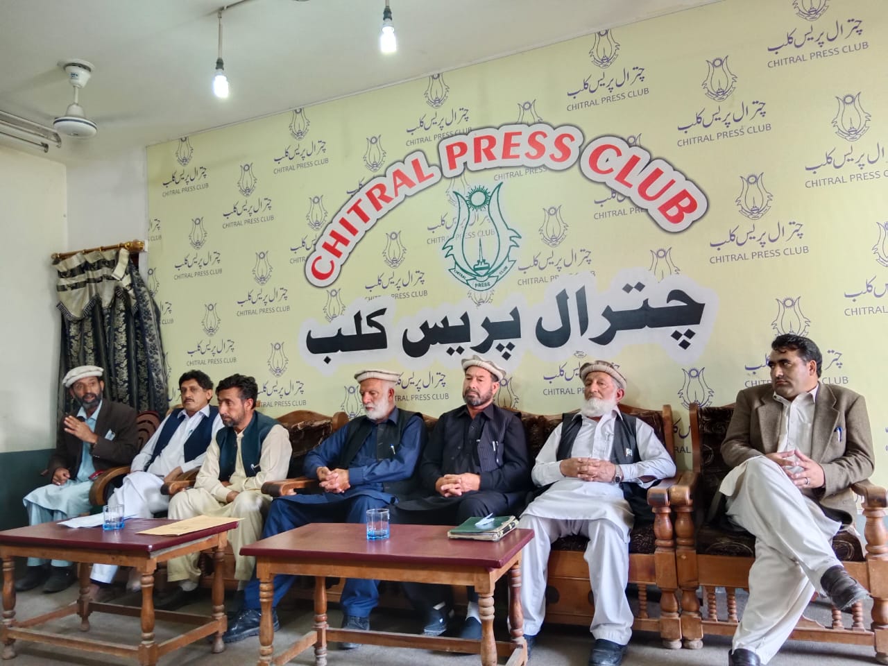 chitraltimes village council ayun press confrence chitral