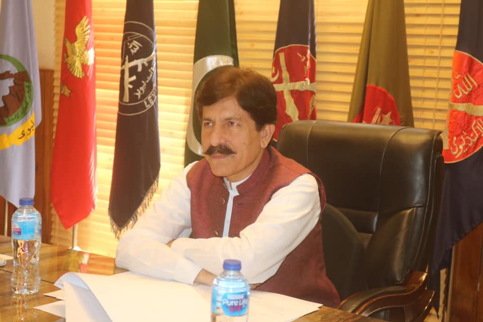 commissioner malakand shaukat yousufzai chairing meeting