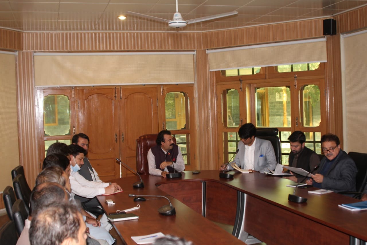 chitraltimes dc chitral lower anwar ul haq chaired nha meeting2