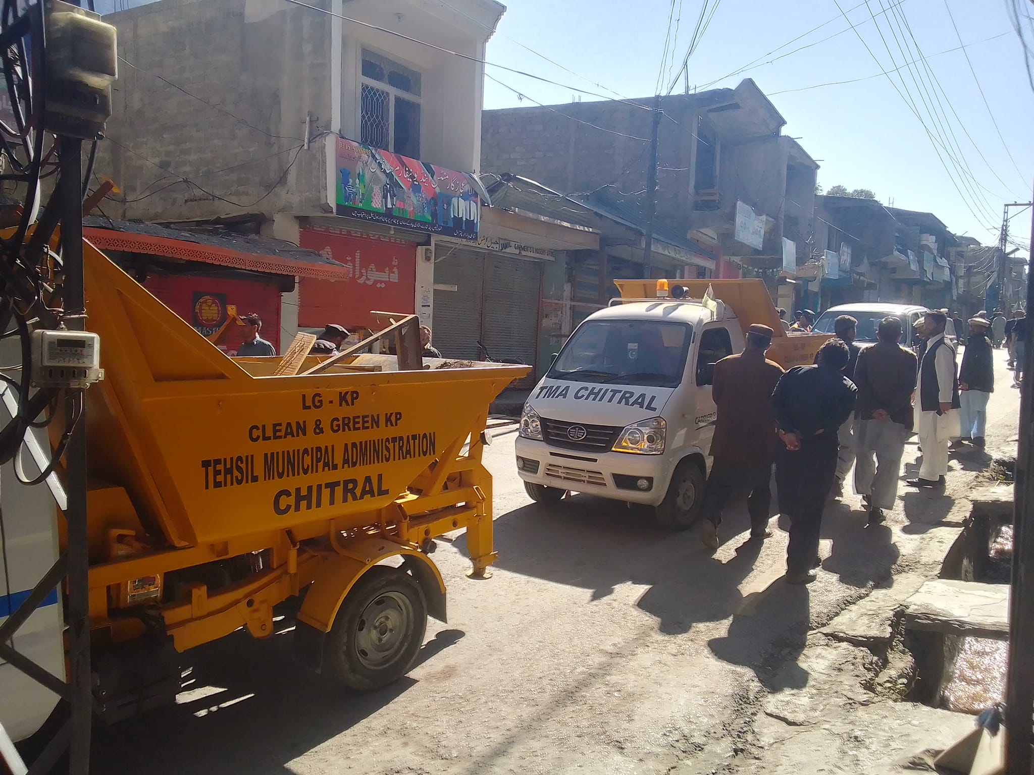 chitraltimes district administration lower chitral anti encrochment drive3