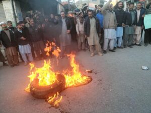 chitraltimes pti worker protest against election commission upper chitral1
