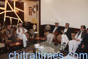 chitraltimes Chitral journalist forum Peshawar members met ppp kp president