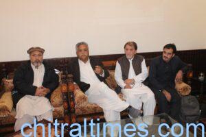 chitraltimes Chitral journalist forum Peshawar members met ppp kp president2