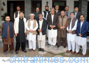 chitraltimes Chitral journalist forum Peshawar members met ppp kp president3
