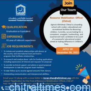 chitraltimes aghosh alkhidmat jobs chitral2