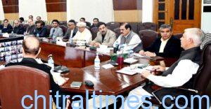 chitraltimes cm kpk mahmood khan chairing meeting of good governance peshawar2