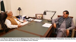 chitraltimes cm mahmood meeting with mushtaq ghani acting governor kp