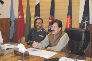 chitraltimes commissioner malakand yousufzai chairing divisional meeting with RPO malakand