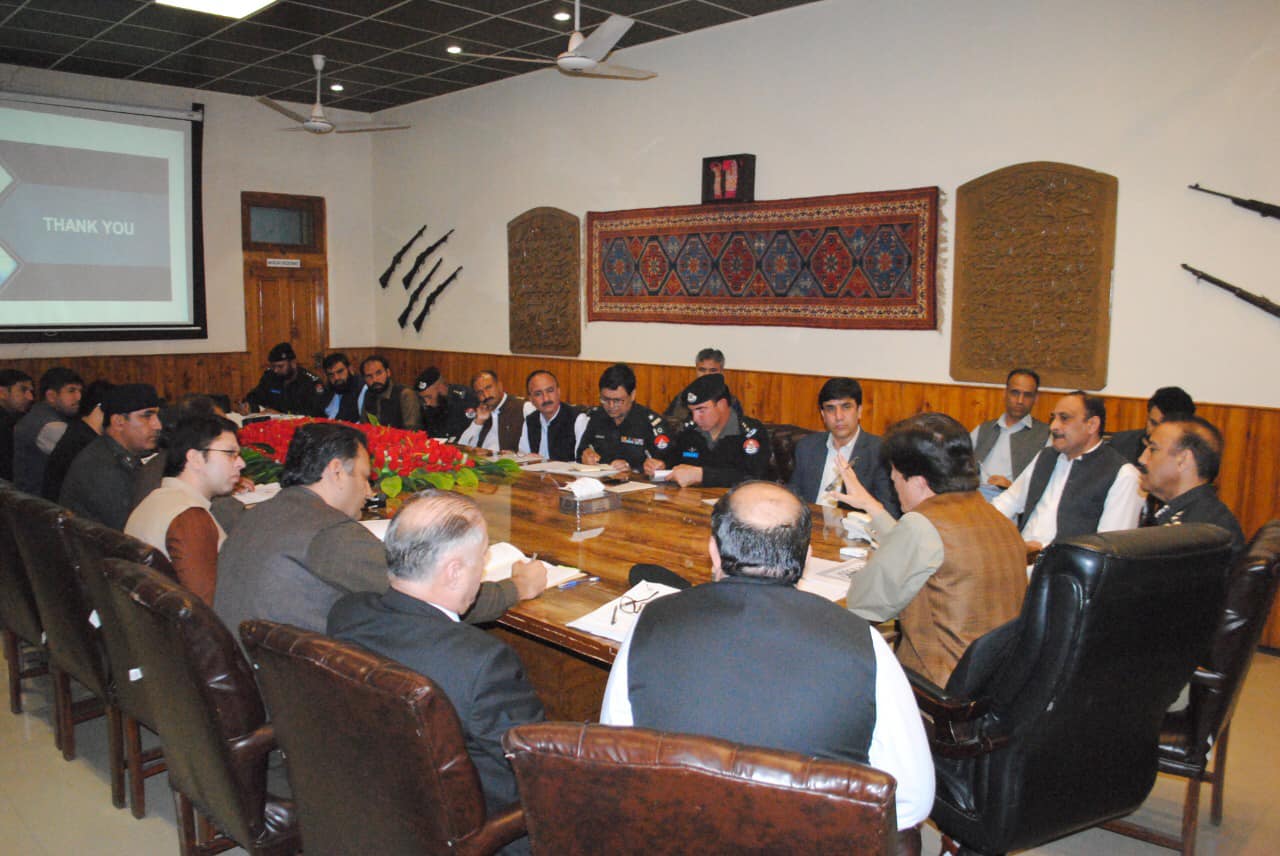 chitraltimes commissioner malakand yousufzai chairing divisional meeting