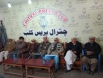 chitraltimes all parties press confrence for kalash valley road cpc
